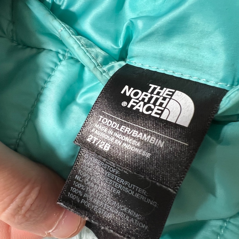 The north face size 2T reversible